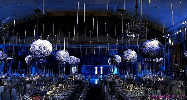 Blue For Your Wedding Receptions Sonal J Shah Event Consultants